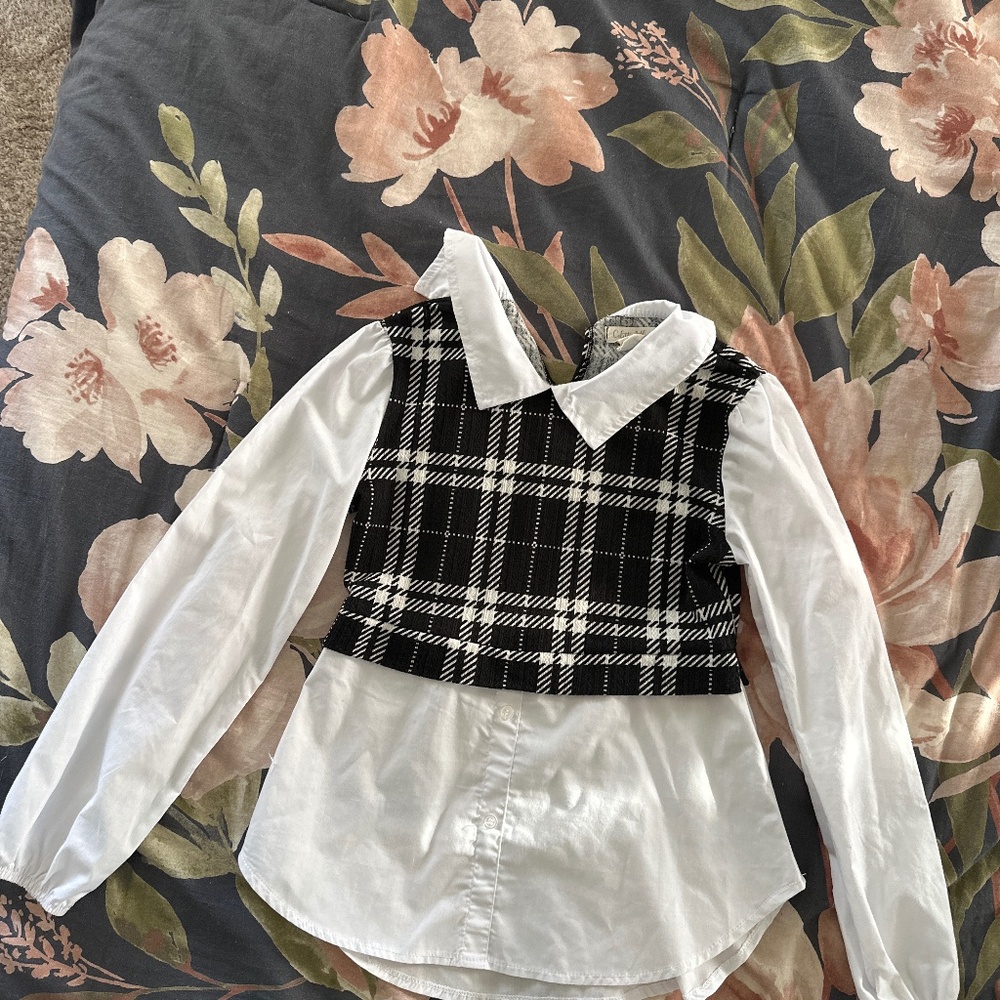 Vested shirt